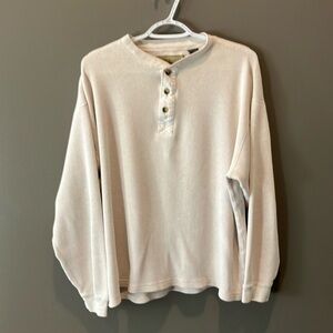 Natural Life Men’s Cream LongSleeved Thermal Size Large